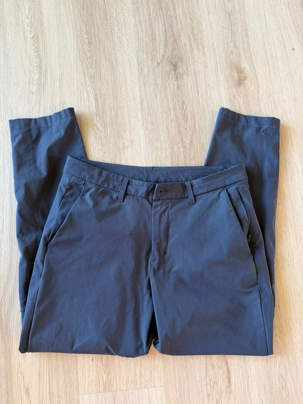 Lululemon Commission Warpstreme Pants Mens 33 Dark Grey Golf Chino Office Preppy